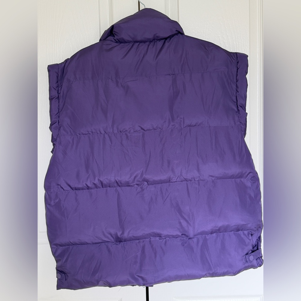 DAVI & DANI Lavender Quilted Vest - Picture 2 of 3